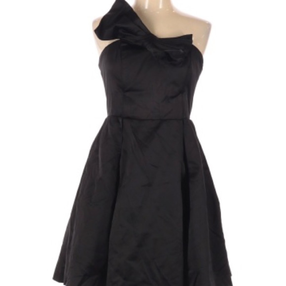 Black strapless party dress Size 6